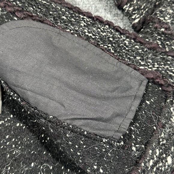 Isabel Marant Etoile Black Grey Laine Wool Jacket Size 38 - Picture 4 of 13